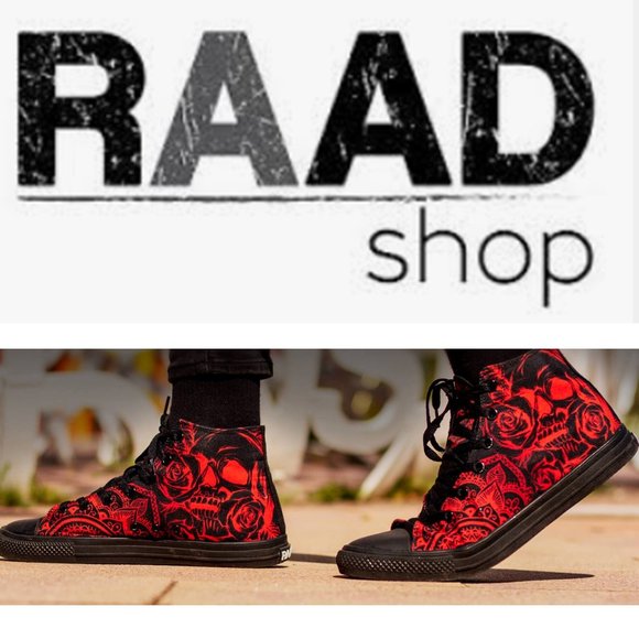 RAAD * SHOP HI TOP SNEAKERS - Picture 1 of 8